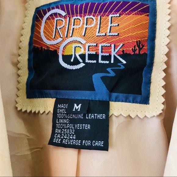 Vintage Cripple Creek Fringe Western Jacket M - Picture 11 of 12